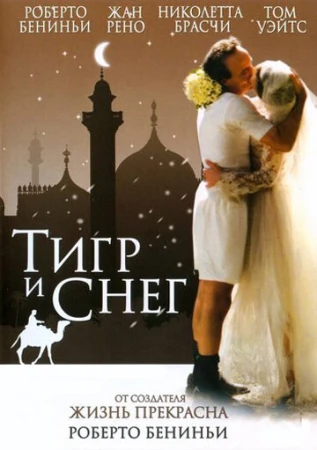 Тигр и снег в hd качестве